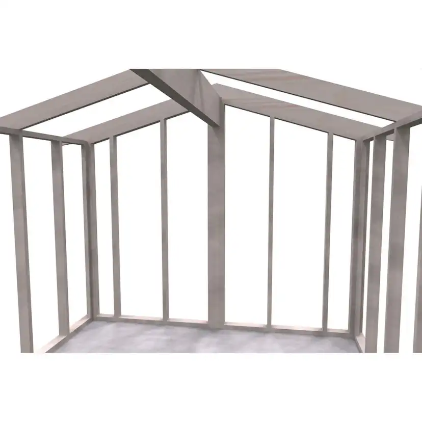 Friggebodsstomme Byggstommar 16 grader 4500x3190 mm Lösvirke