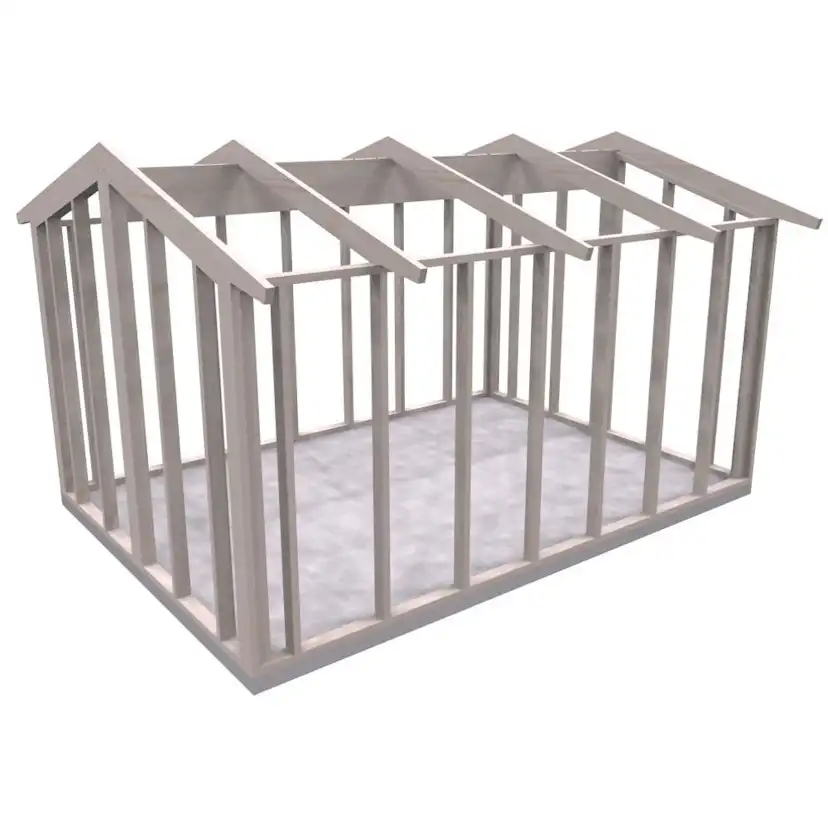 Friggebodsstomme Byggstommar 16 grader 4500x3190 mm Lösvirke