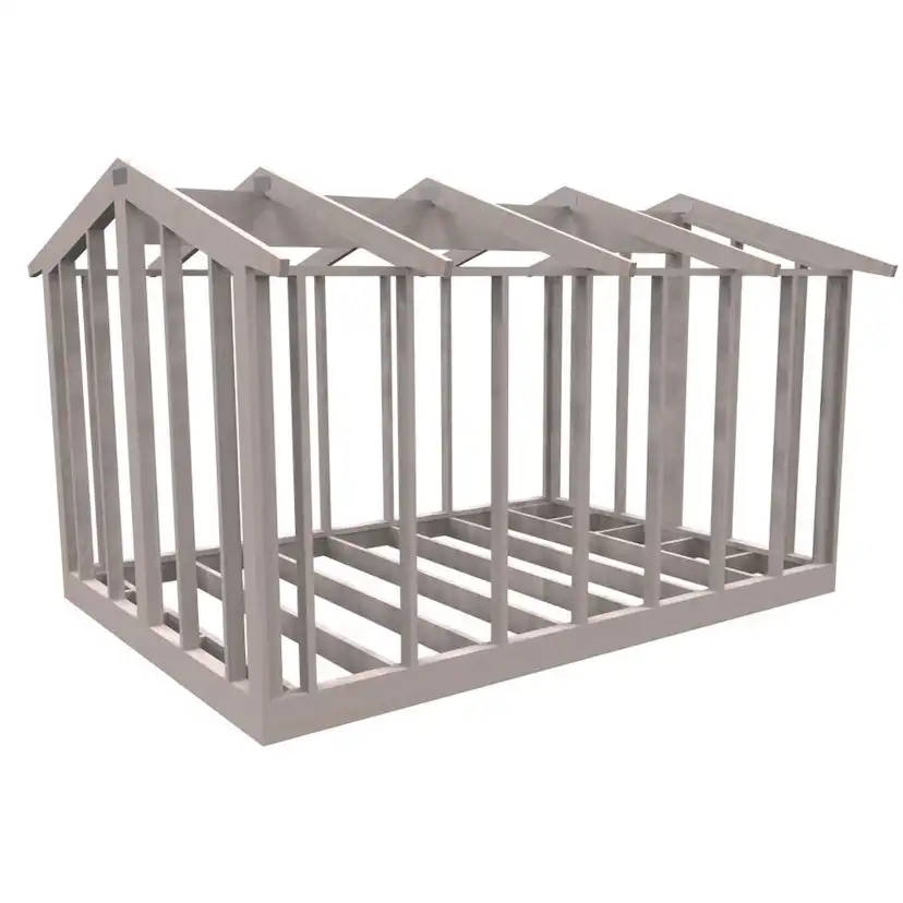 Friggebodsstomme Byggstommar 16 grader 4500x3190 mm Lösvirke