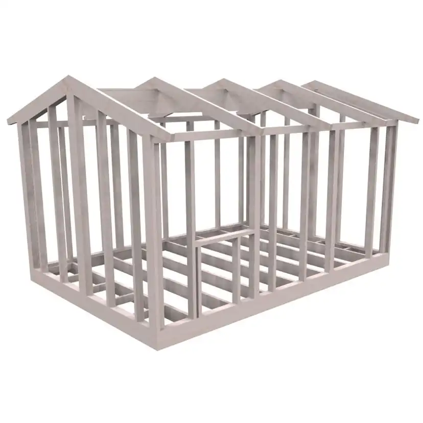 Friggebodsstomme Byggstommar 16 grader 4500x3190 mm Färdiga Sektioner