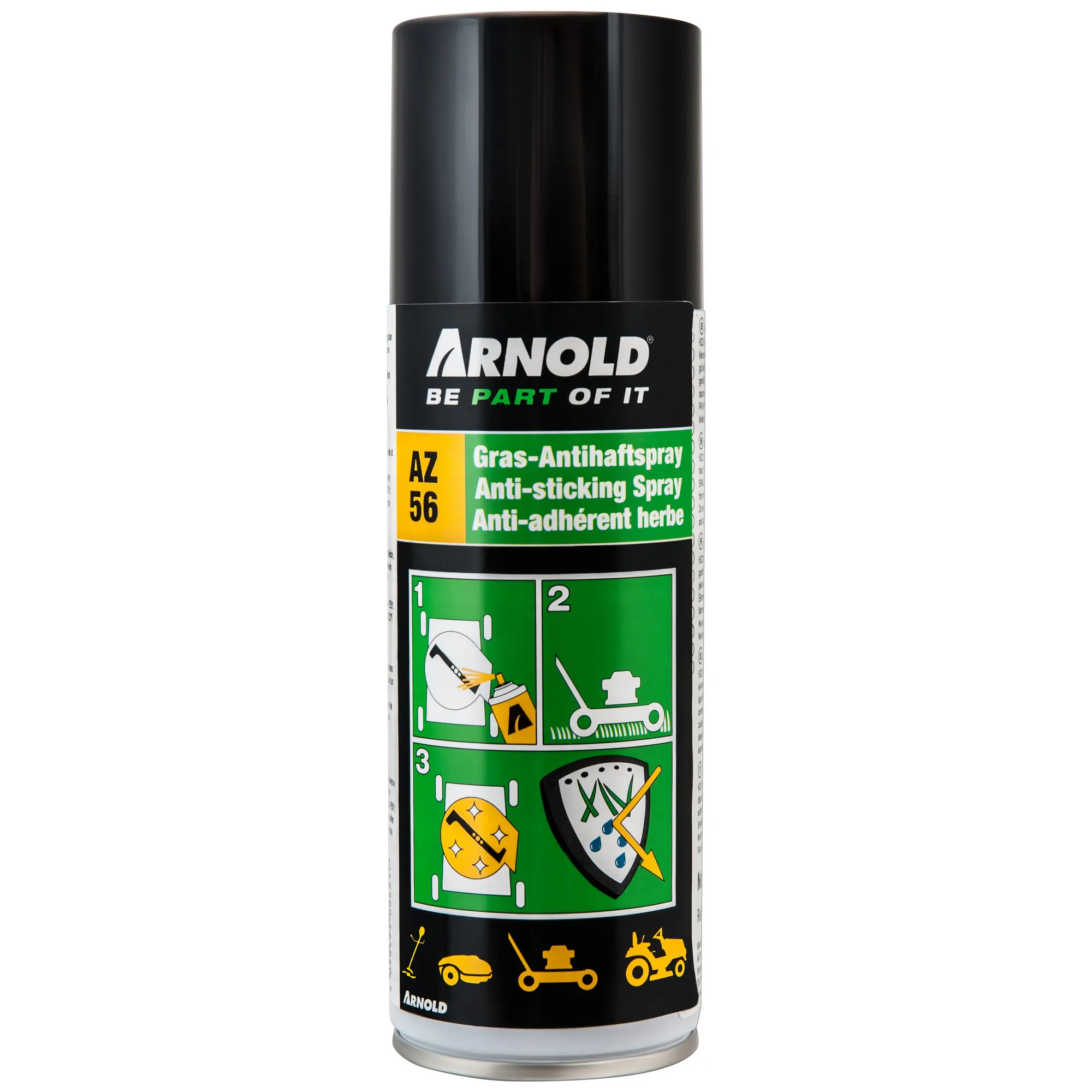 Anti-Gräs Spray Arnold för Gräsklippare och Snöslungor