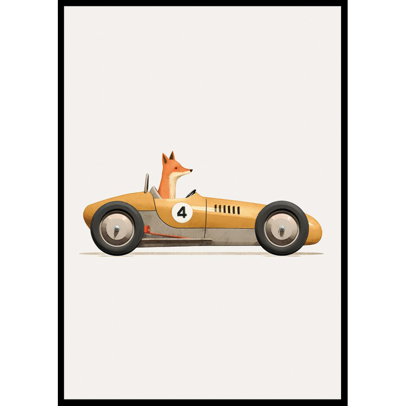 Poster Gallerix Fox In Toy Car