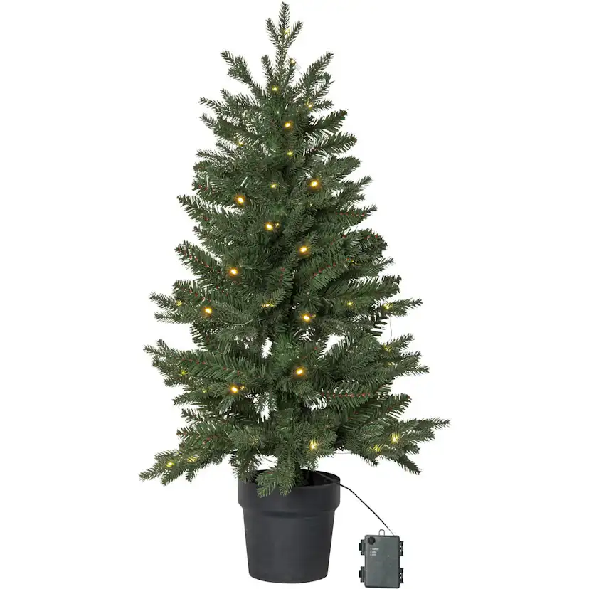 Julgran Star Trading Byske Plastgran 90 cm med LED 50 Ljus