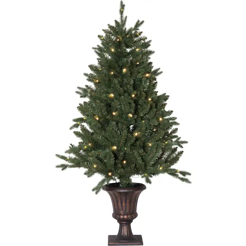 Julgran Star Trading Byske Plastgran 120 cm med LED 80 Ljus