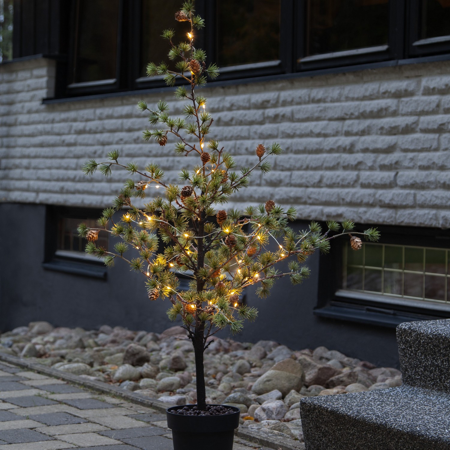 Dekorationsträd Star Trading Larix 115 cm 40L