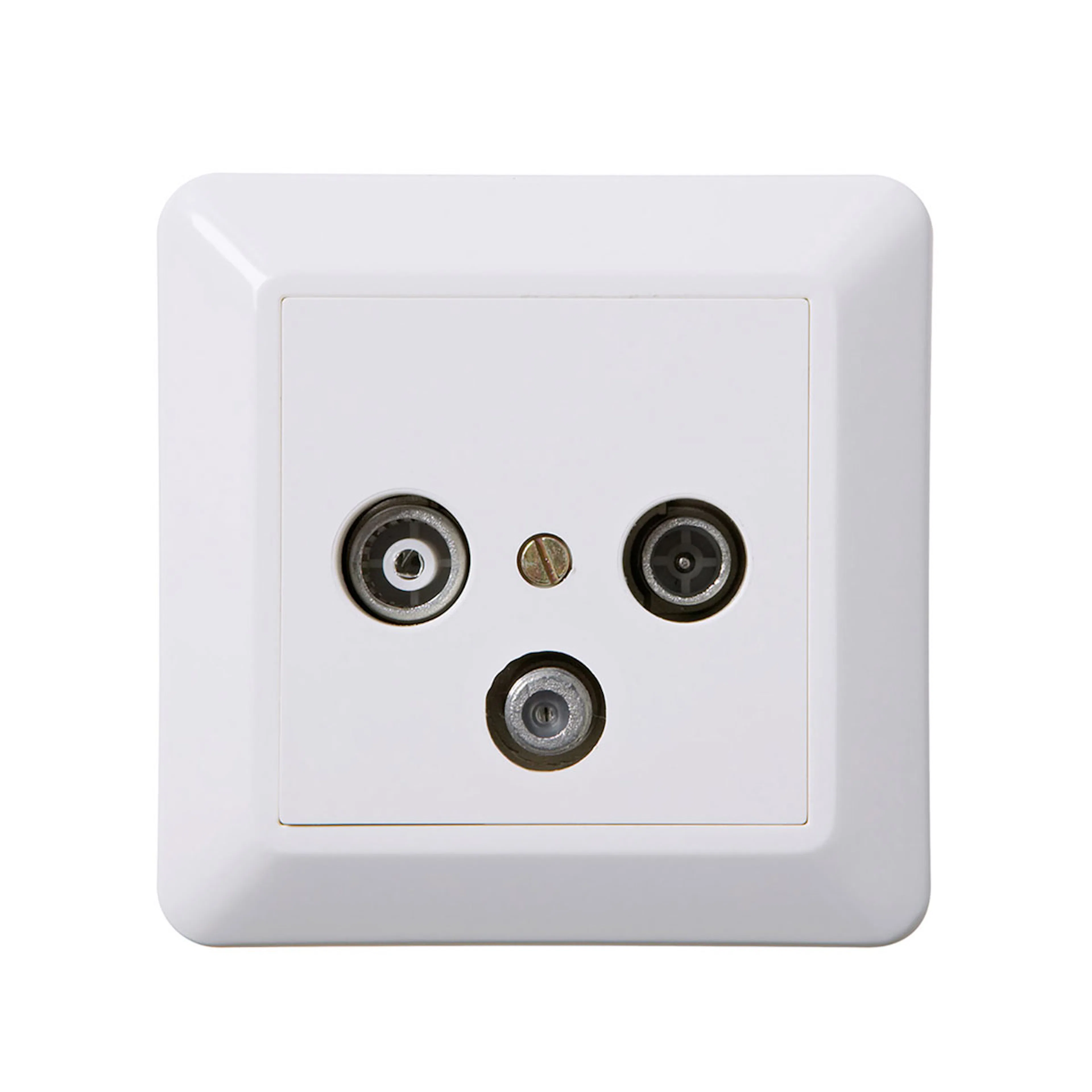 Antennuttag Elko Med Satelitutgång RS Renvit