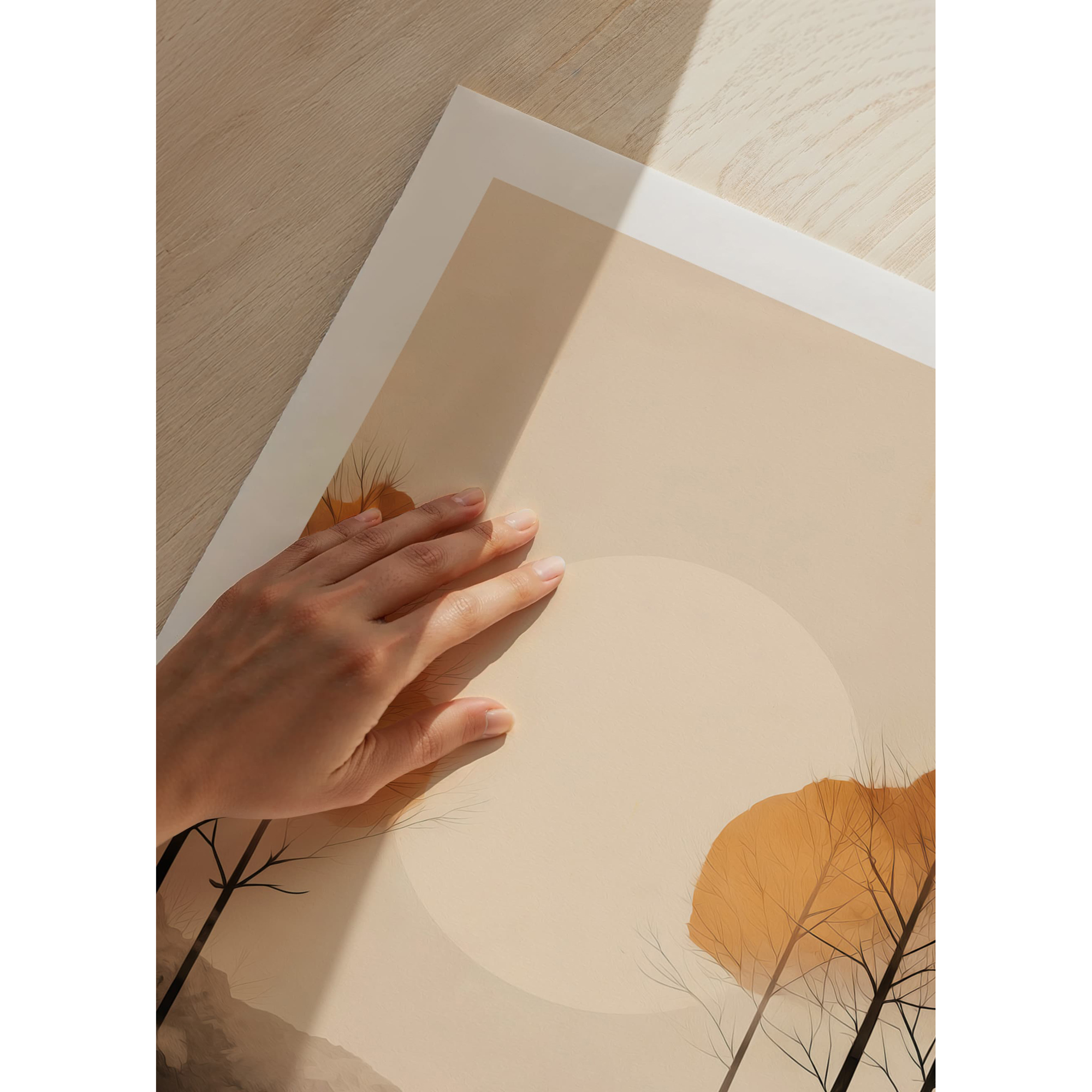 Poster Gallerix Abstract Sunset