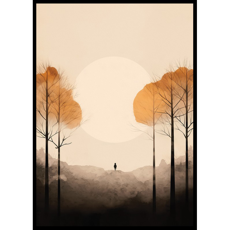 Poster Gallerix Abstract Sunset