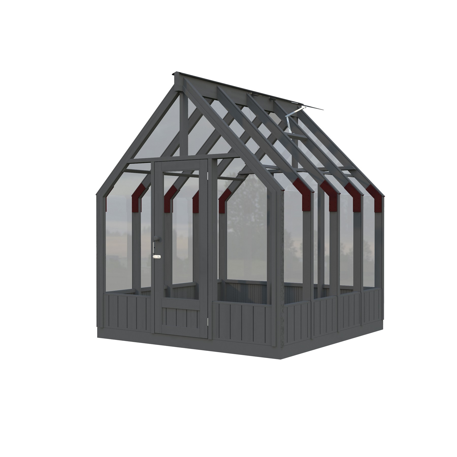 Växthus Palmako Emilia 5,8 m² (inv. 5,4 m²)