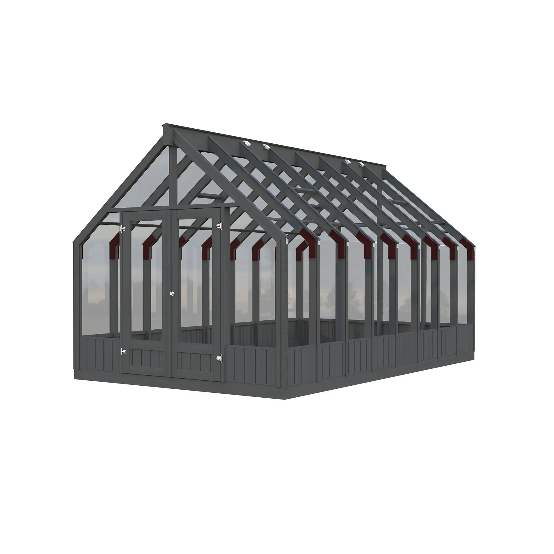 Växthus Palmako Emilia 14,5 m² (inv. 13,8 m²)