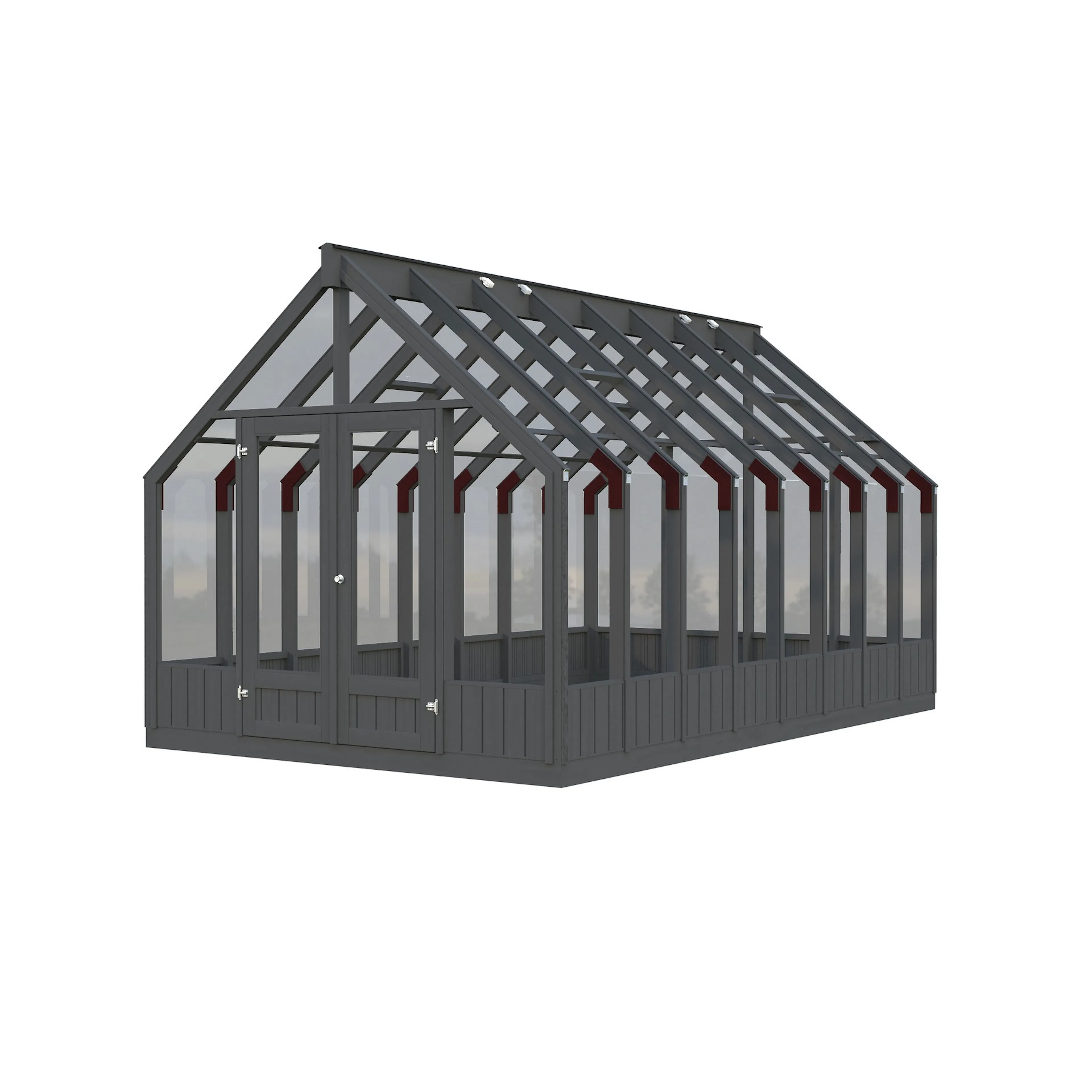 Växthus Palmako Emilia 14,5 m² (inv. 13,8 m²)