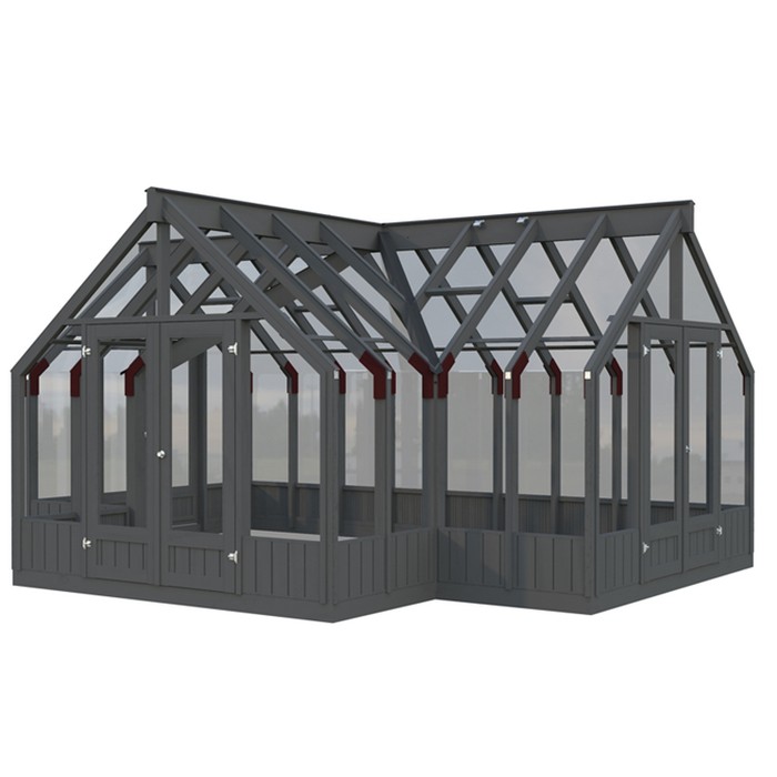 Växthus Palmako Emilia 19,9 m² (inv. 19,1 m²)