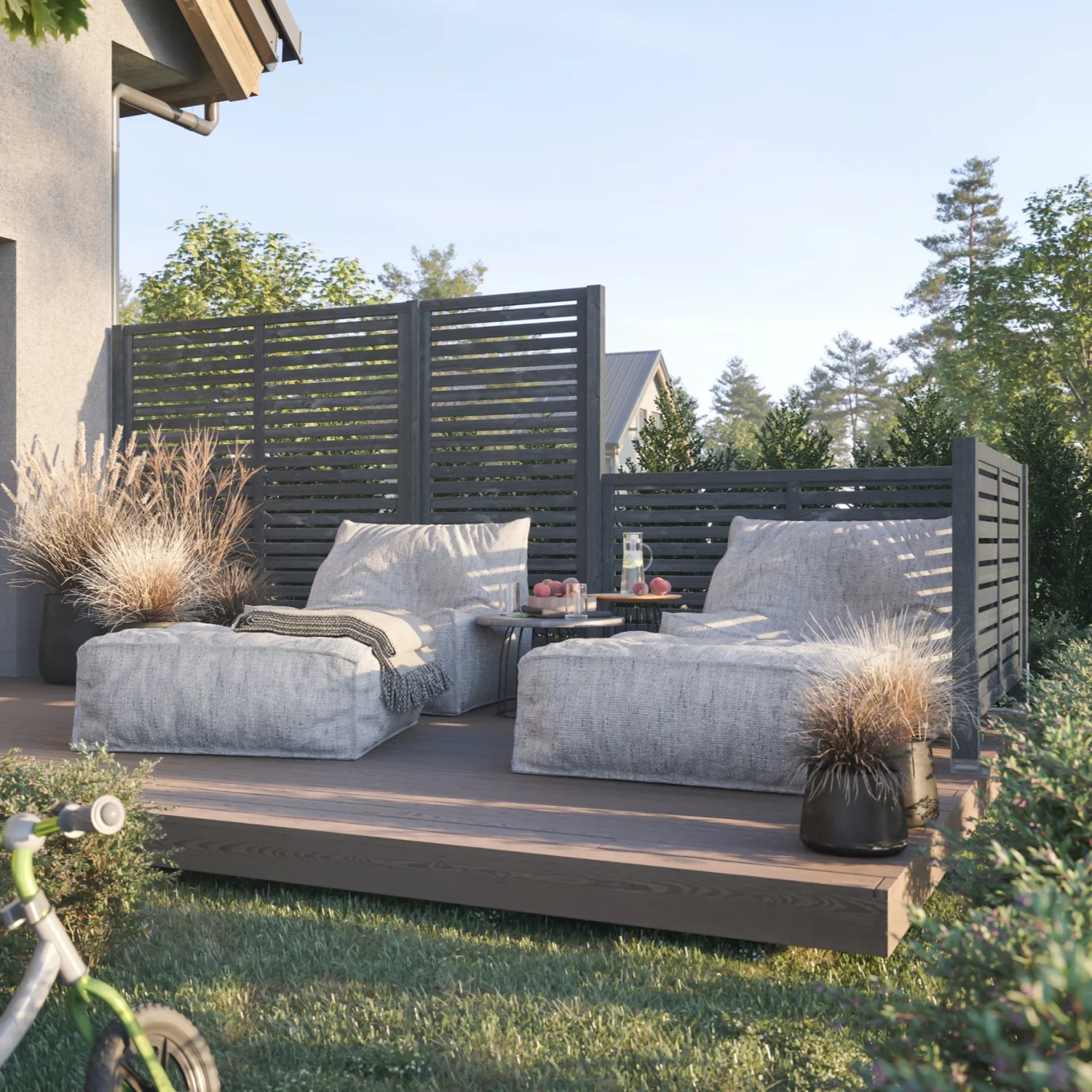 Skärm Palmako Nina4 180x90 cm