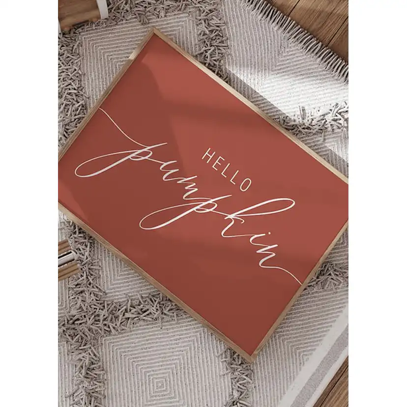 Poster Gallerix Hello Pumpkin