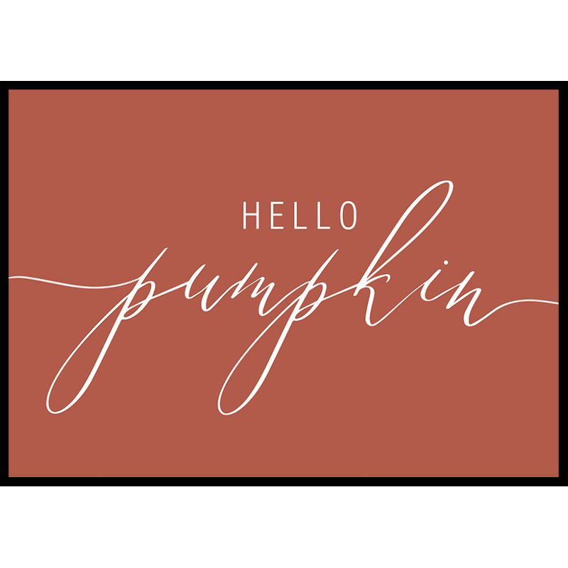 Poster Gallerix Hello Pumpkin