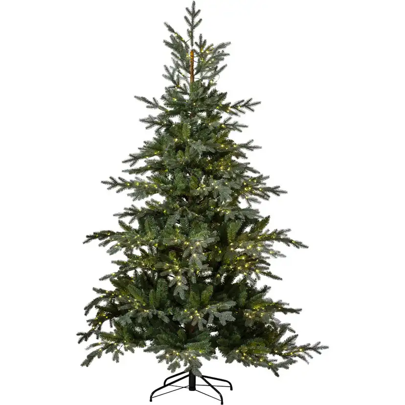 Julgran Star Trading Brekstad Plastgran 210 cm med LED 800 Ljus