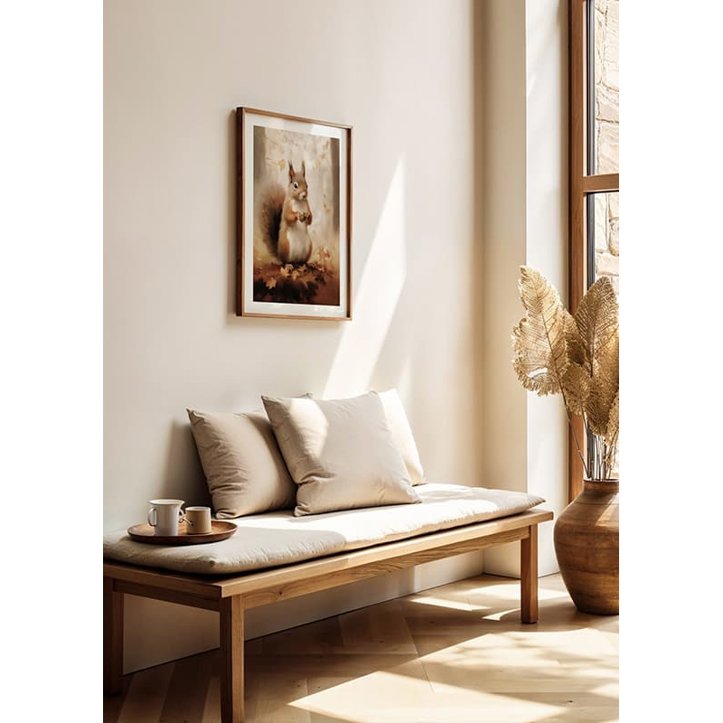 Poster Gallerix Squirrel Watercolor