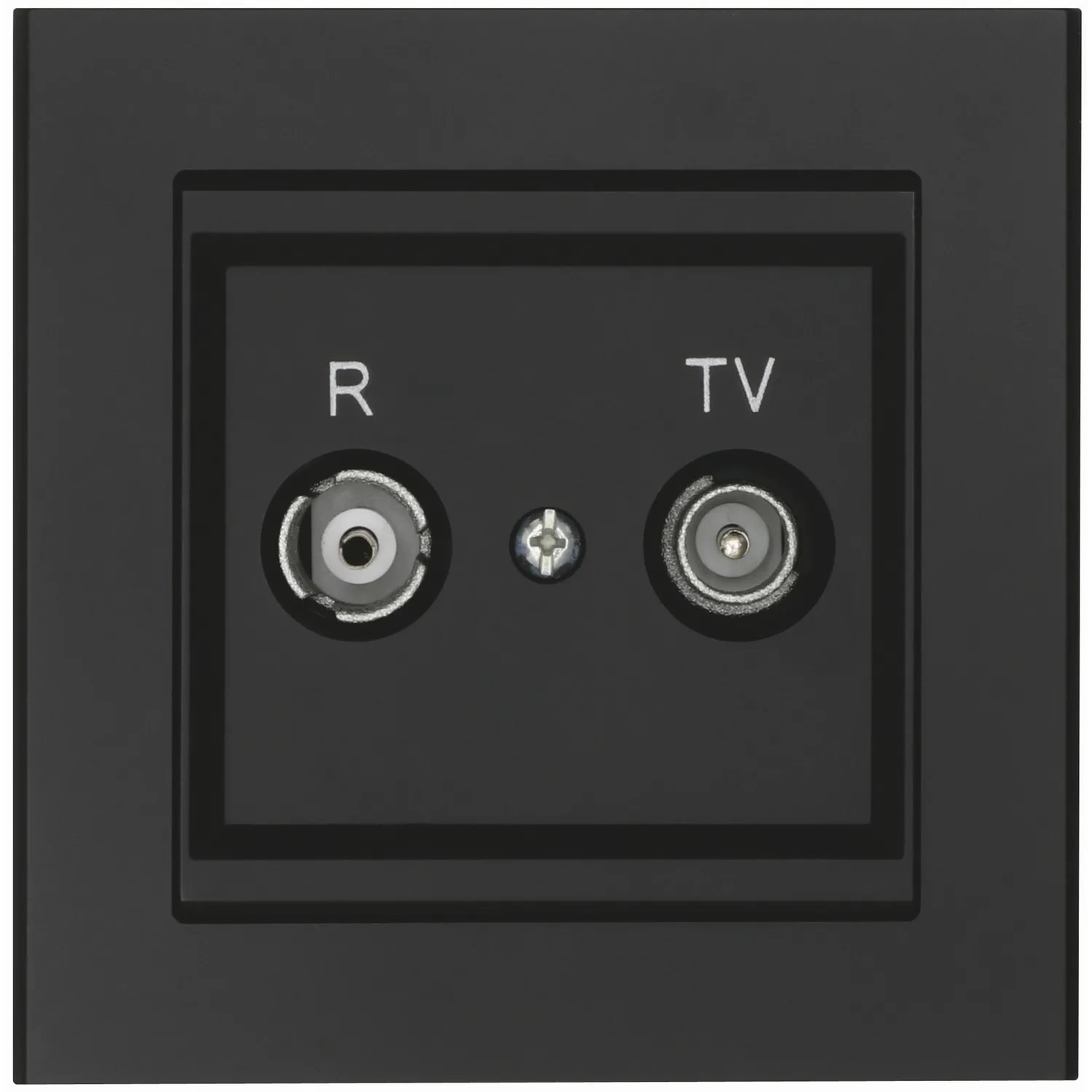 Fördelaruttag Malmbergs Optima Radio/Tv Svart