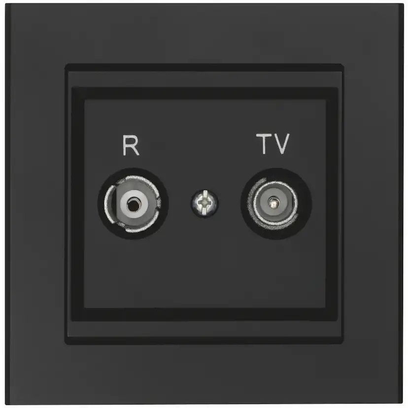 Fördelaruttag Malmbergs Optima Radio/Tv Svart