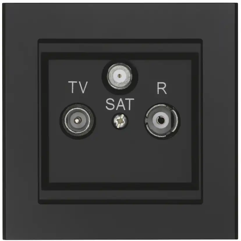 Slututtag Malmbergs Optima Radio/Tv/Satellit Svart