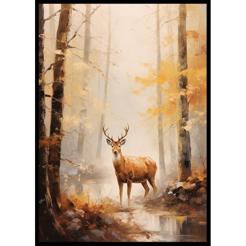 Poster Gallerix Deer In Autumn