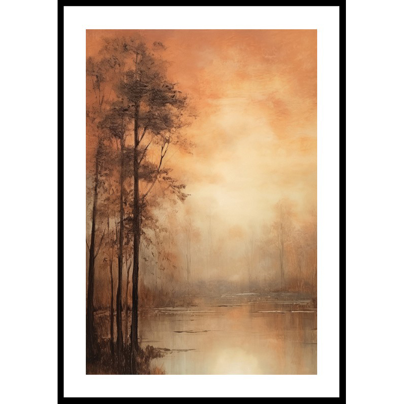 Poster Gallerix Painted Sunset