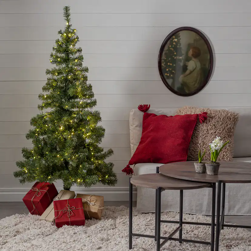 Plastgran Star Trading Ottawa med LED-belysning 150 cm