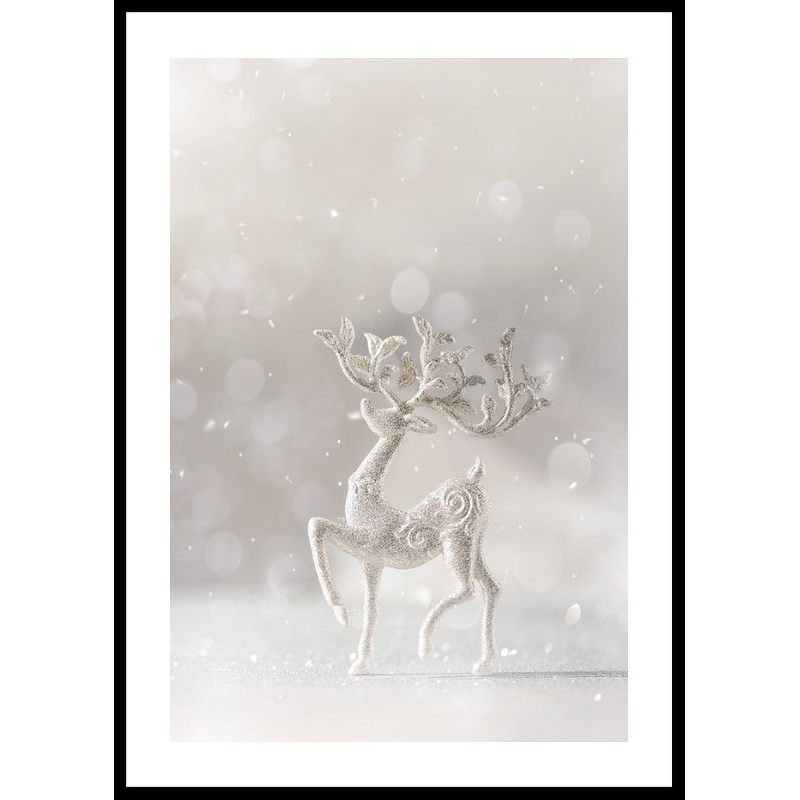 Poster Gallerix Winter Deer Decoration