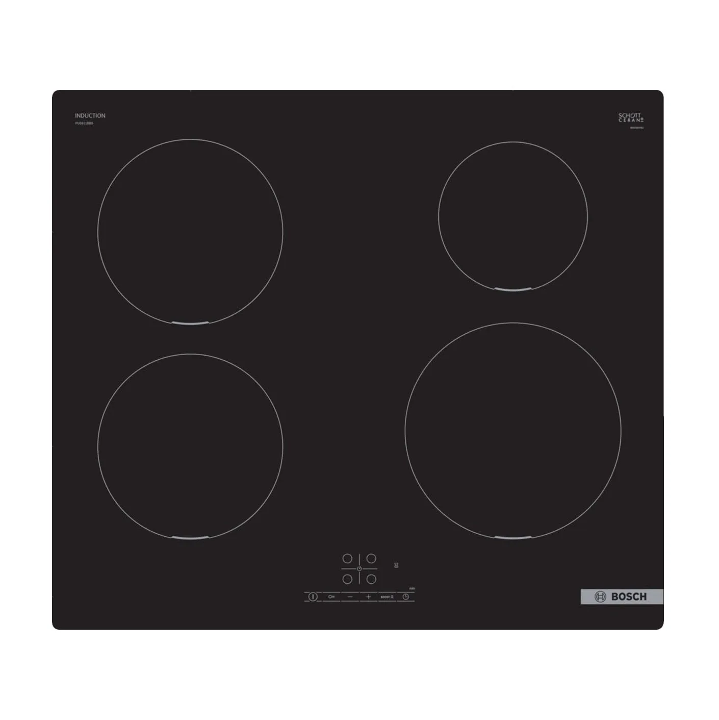 Induktionshäll Bosch PUE611BB5E Serie 4