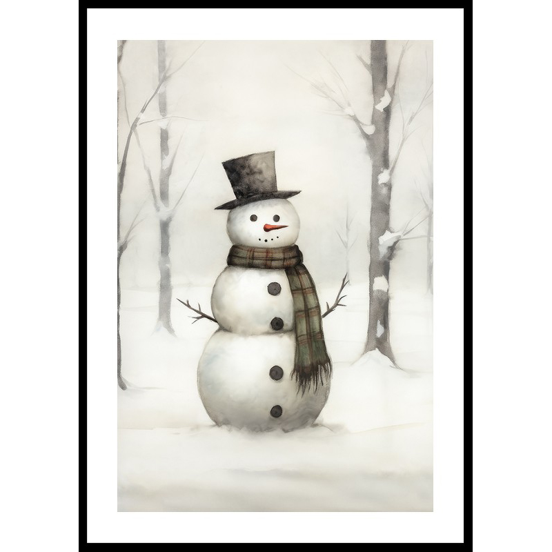 Poster Gallerix Winter Snowman
