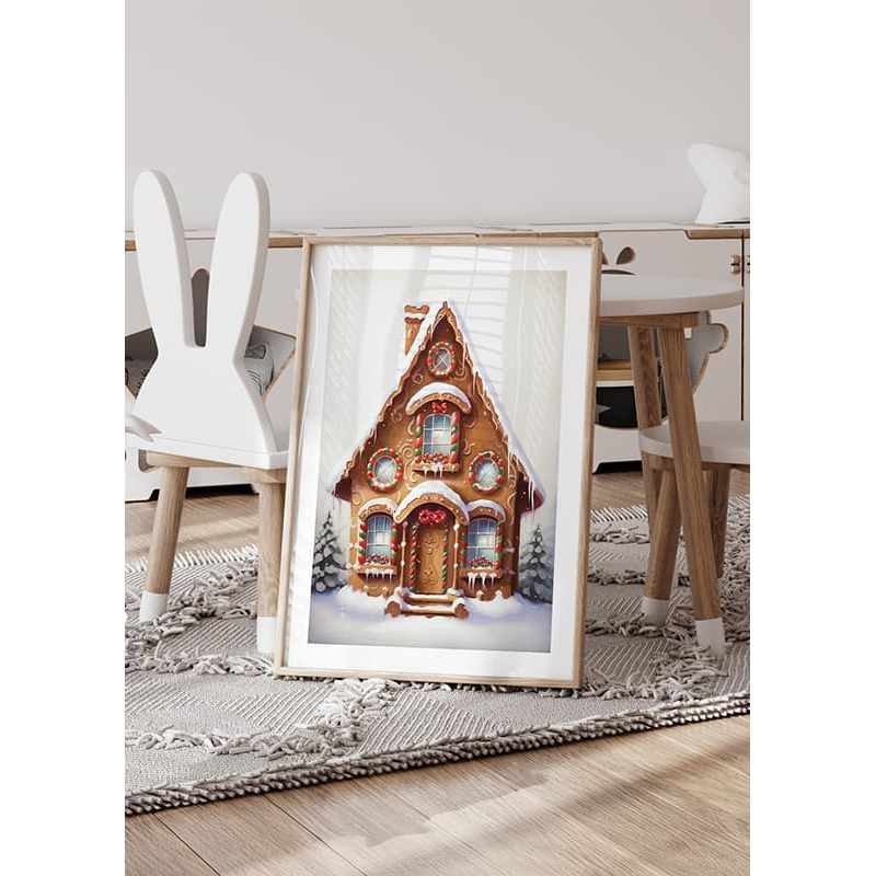 Poster Gallerix Gingerbread Candy House