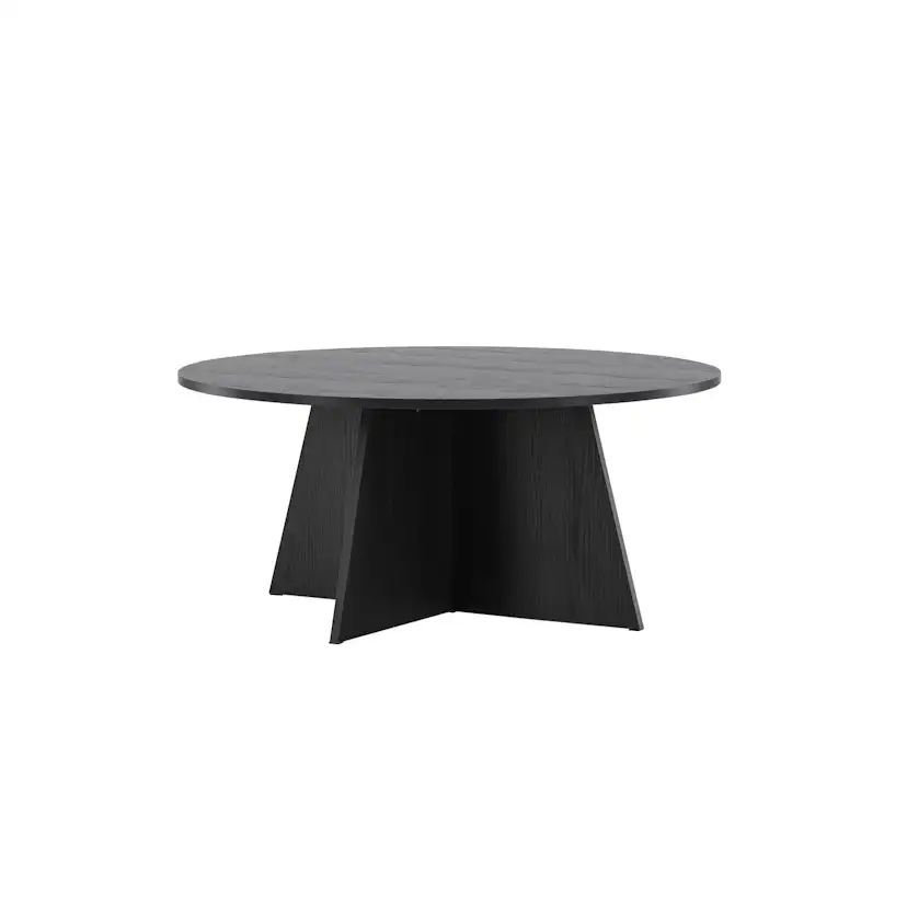 Soffbord Venture Home Bootcut Svart Runt Vardagsrumsbord