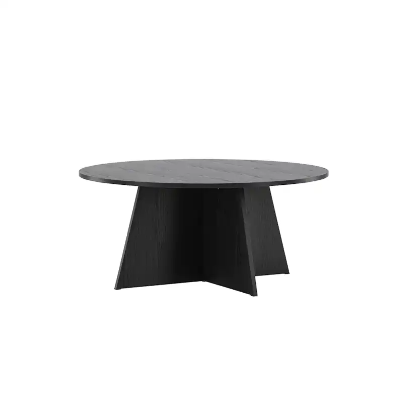 Soffbord Venture Home Bootcut Svart Runt Vardagsrumsbord