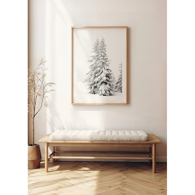 Poster Gallerix Snow Covered Pine Trees