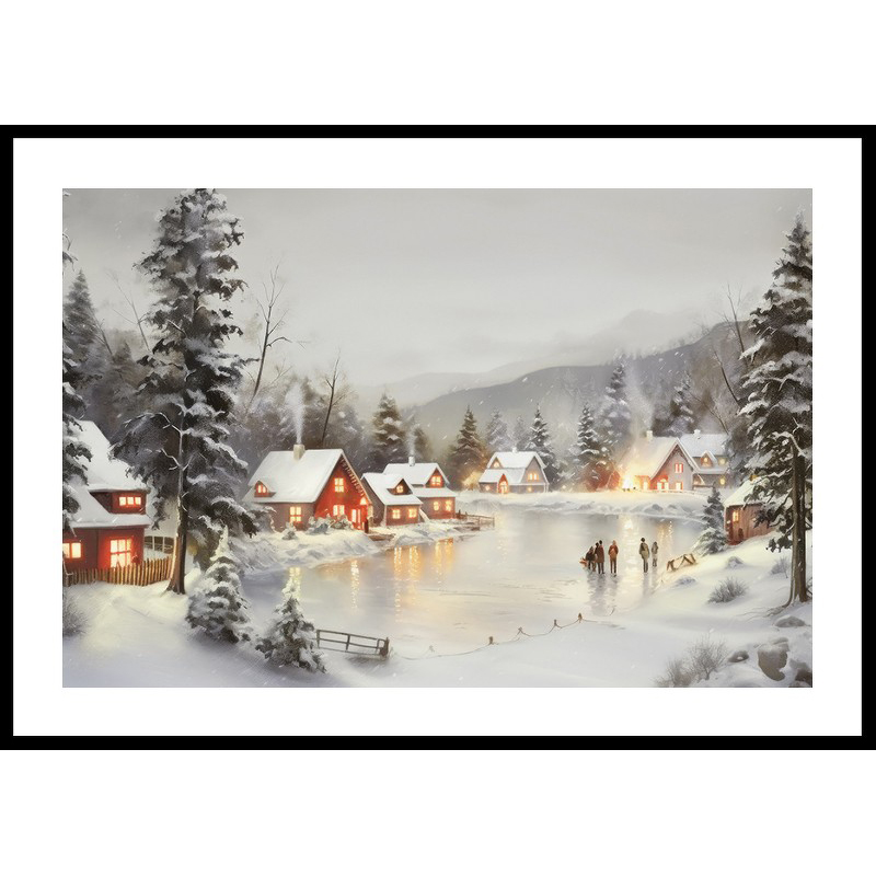 Poster Gallerix Winter Village No2