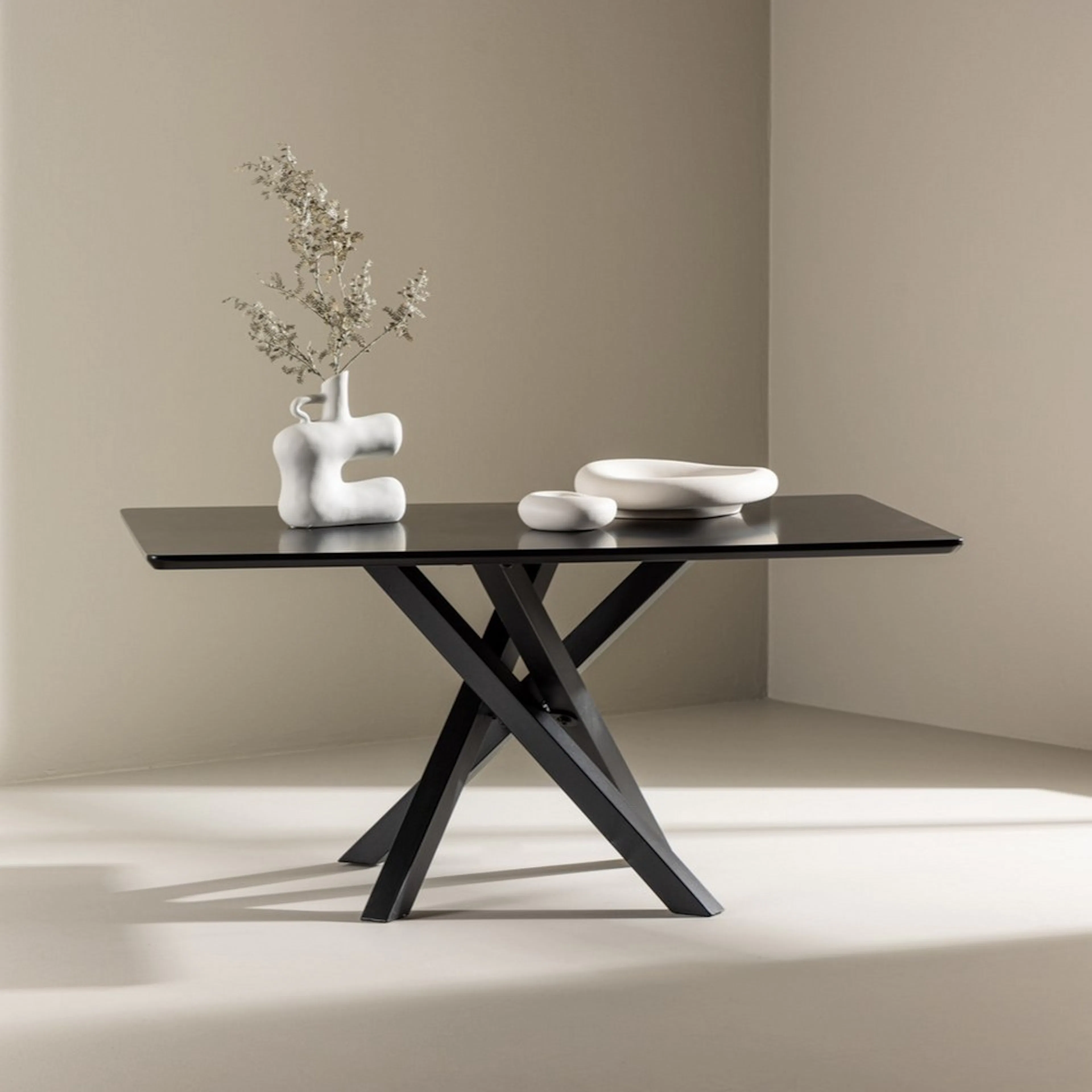 Soffbord Venture Home Piazza Svart Fyrkantigt Vardagsrumsbord