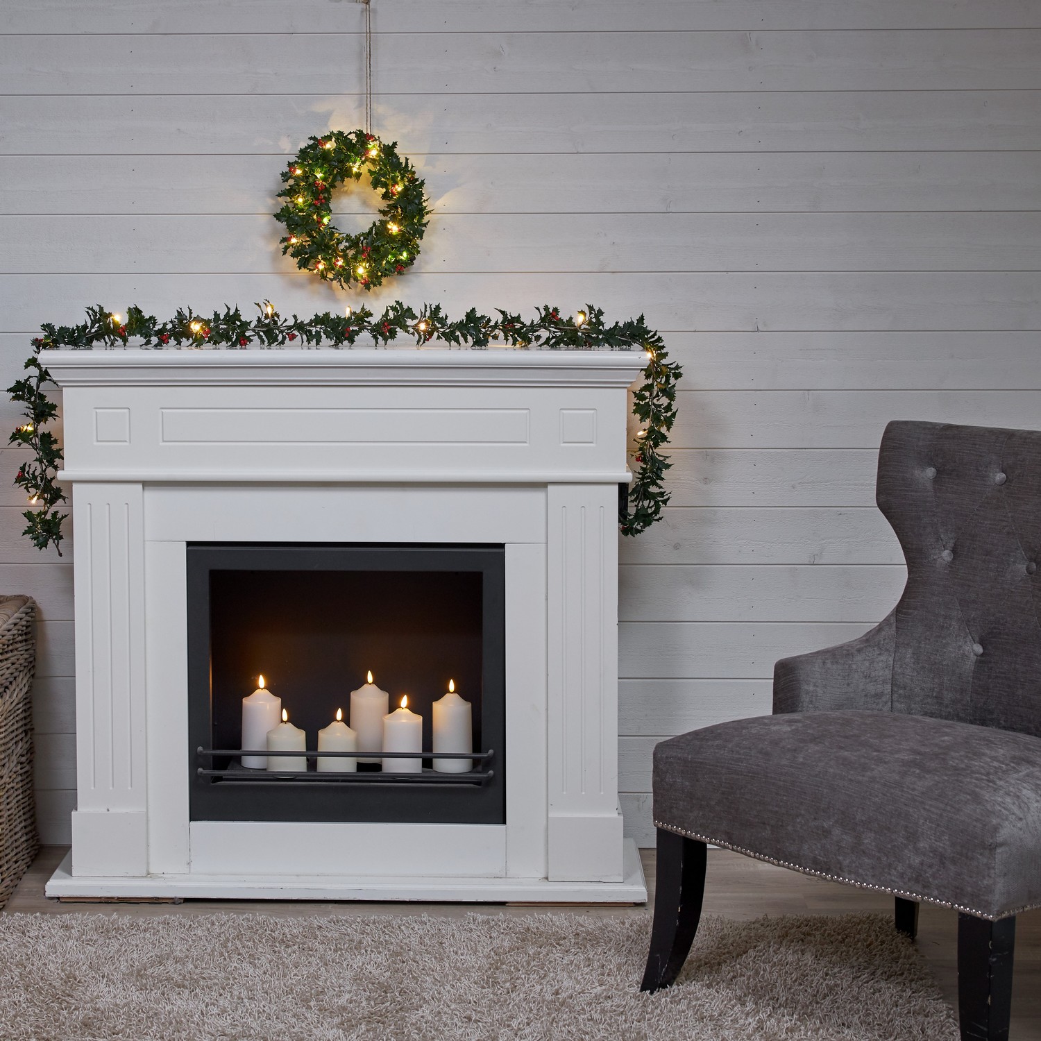 Krans Star Trading Holly 30 cm 20L Bo