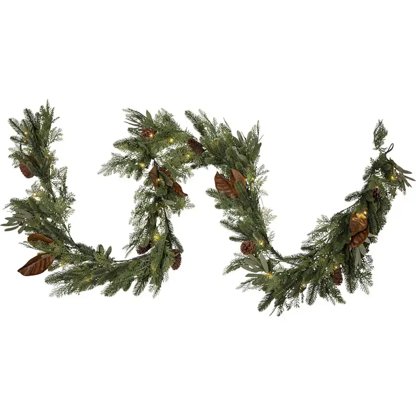 Girland Star Trading Mixi Julpynt Grangirlang 280 cm med LED