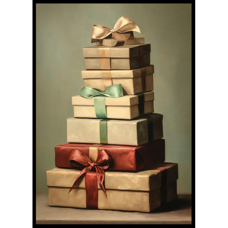 Poster Gallerix Pile Of Christmas Gifts No2