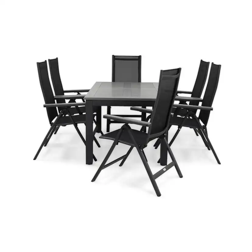 Matgrupp Comfort Garden Monaco Matgrupp Utomhus 152-210 med 6 Positionsstol