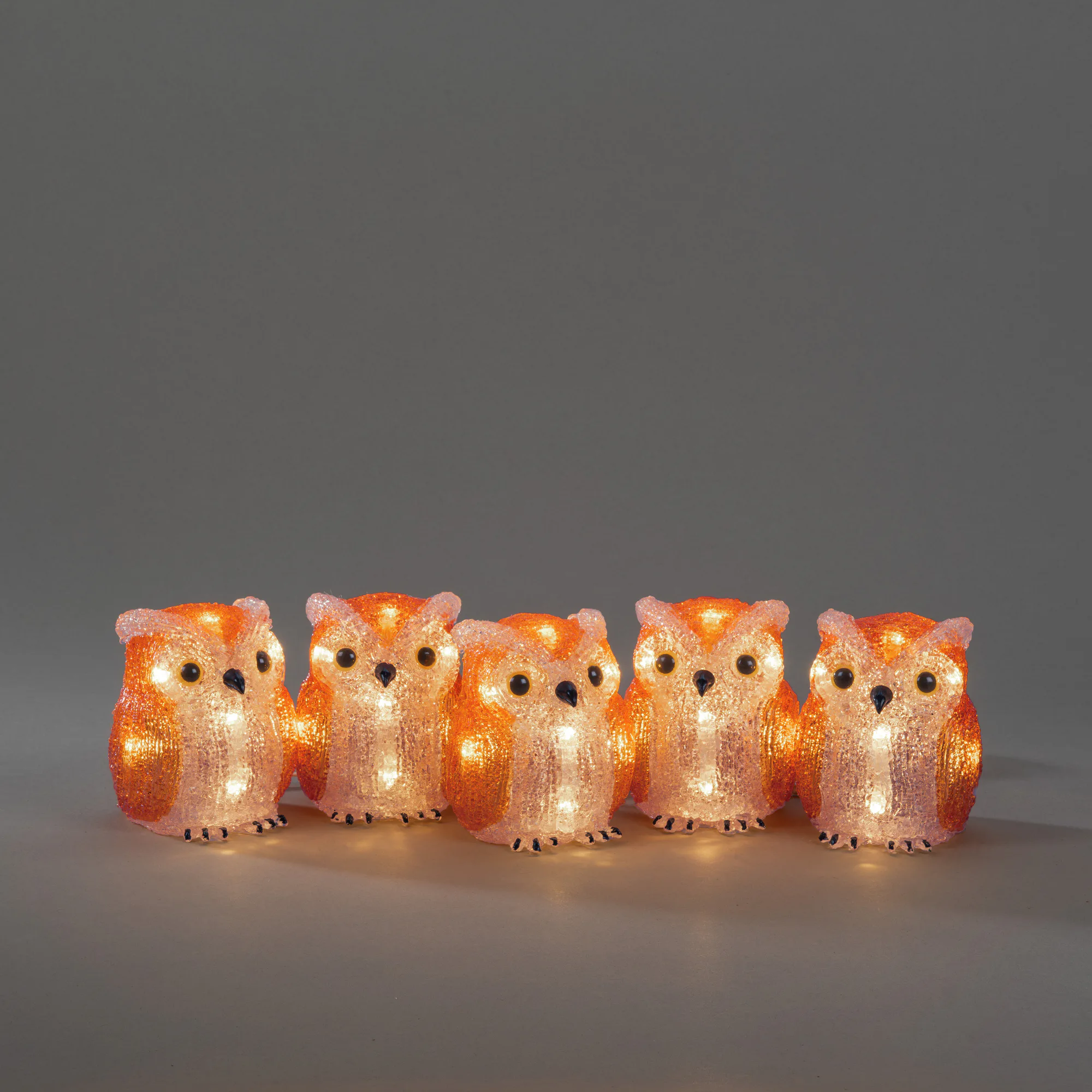 Dekorationsbelysning Gnosjö Konstsmide Ugglor LED