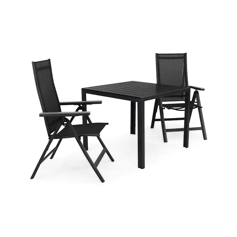 Matgrupp Comfort Garden Tunis Matgrupp Utomhus 90 med 2 Monaco Positionsstol