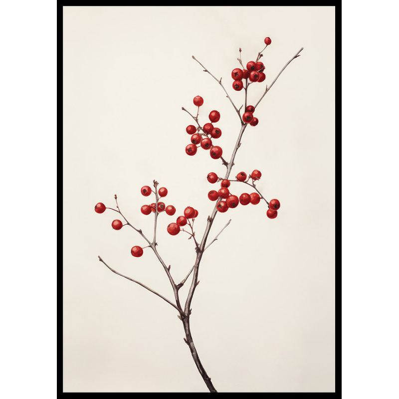 Poster Gallerix Branch And Red Berries