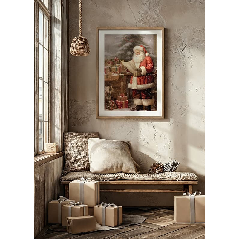 Poster Gallerix Santa Claus Wishlist