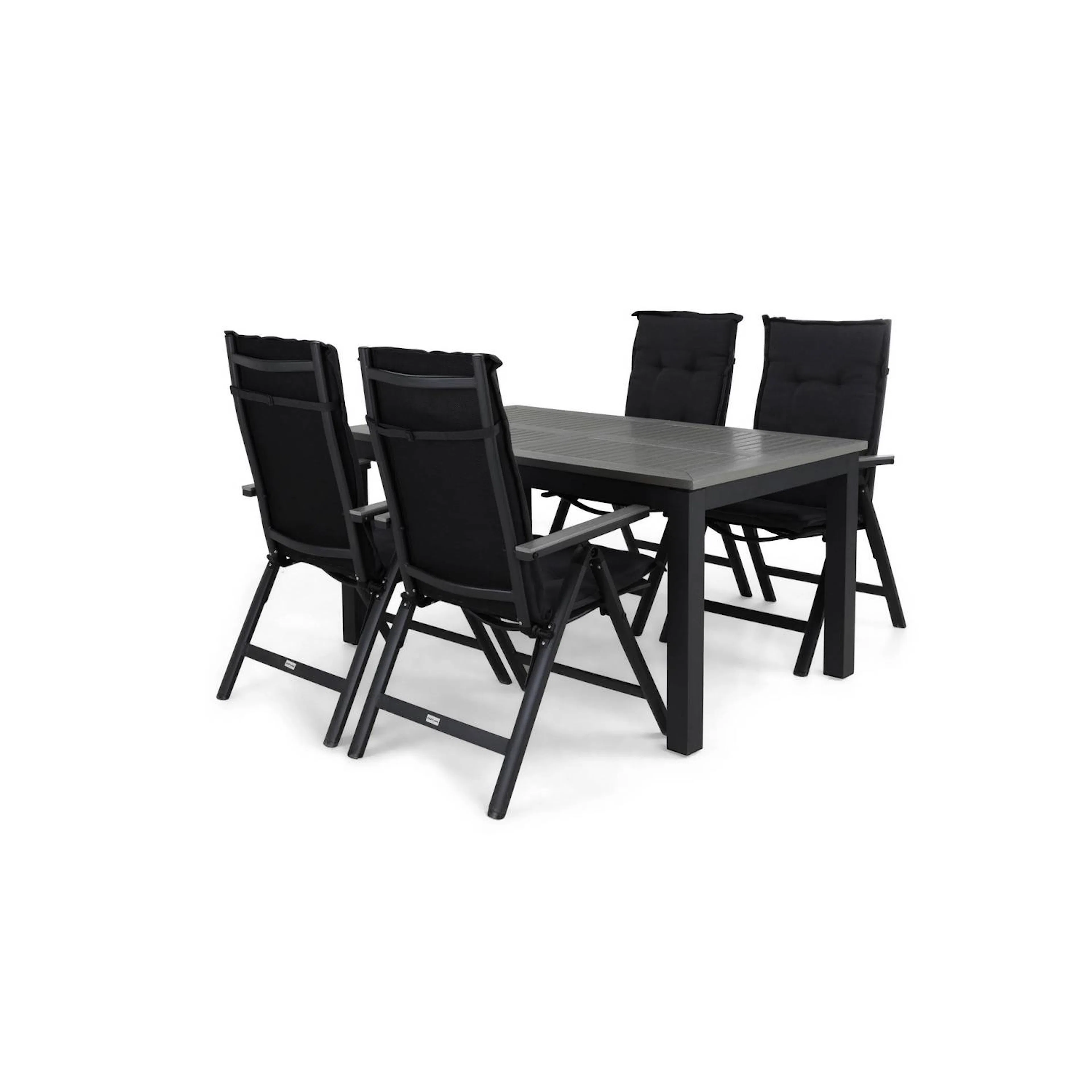 Matgrupp Comfort Garden Monaco Matgrupp Utomhus 152-210x90 med 4 Maggie Positionsstol m Dyna