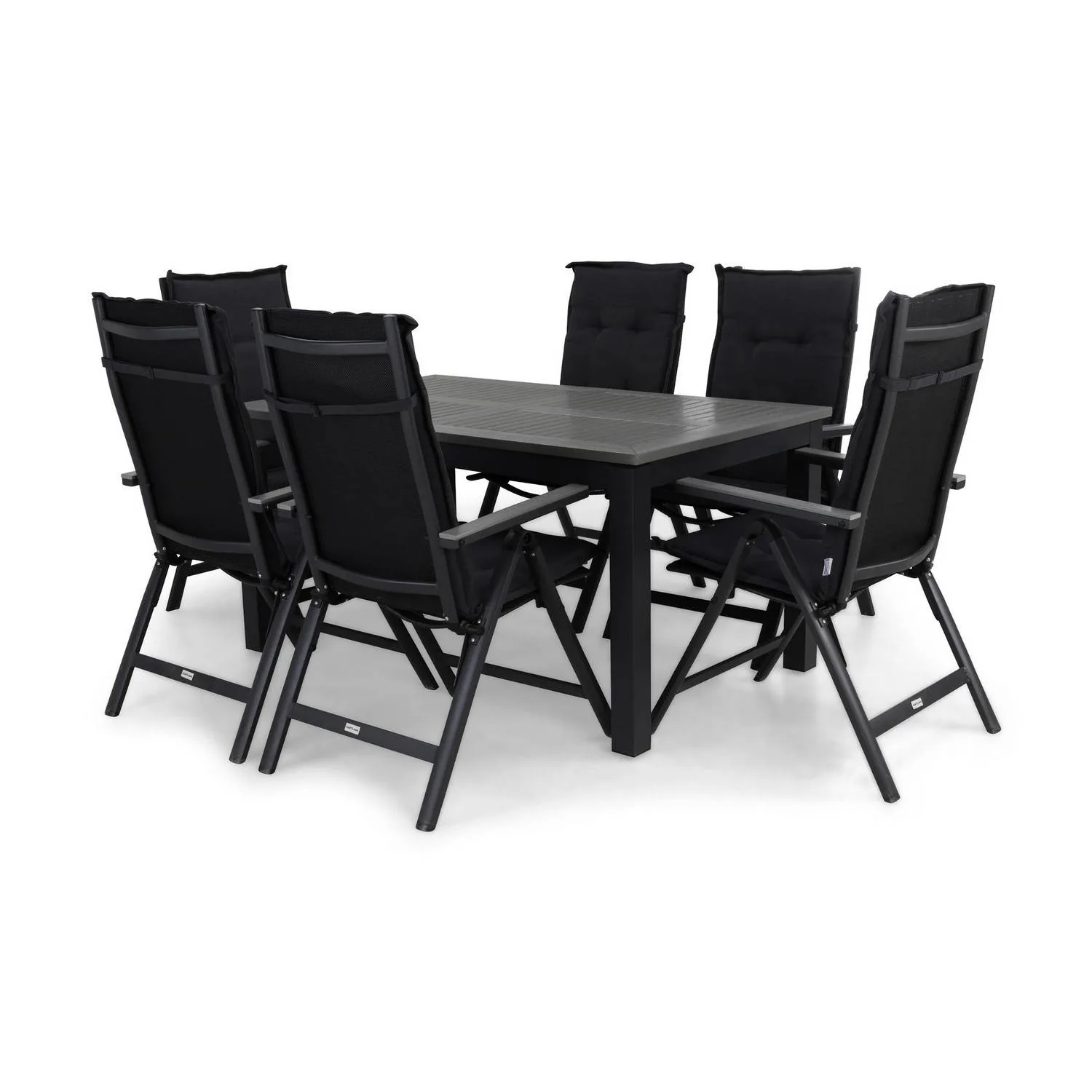 Matgrupp Comfort Garden Monaco Matgrupp Utomhus 152-210x90 med 6 Maggie Positionsstol m Dyna