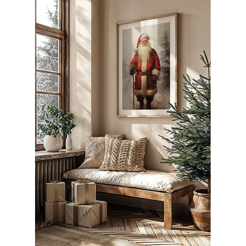 Poster Gallerix Merry Christmas From Santa Claus