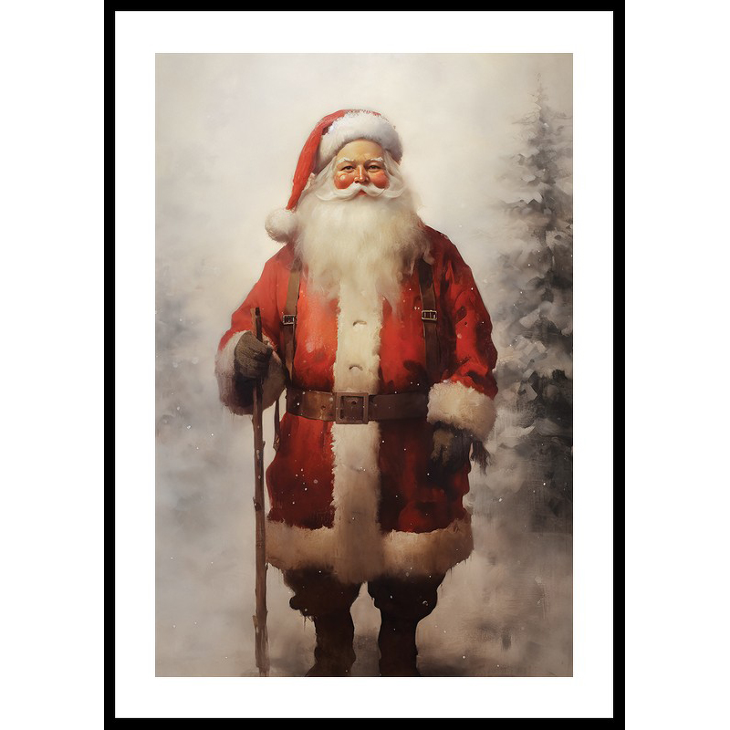 Poster Gallerix Merry Christmas From Santa Claus