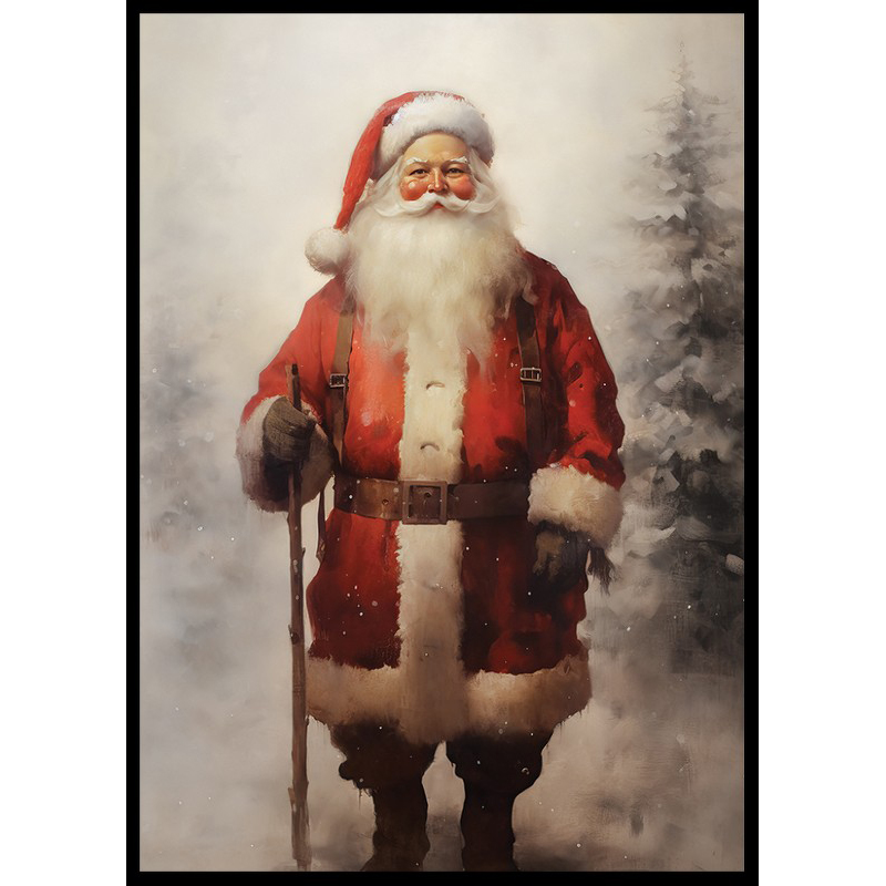Poster Gallerix Merry Christmas From Santa Claus
