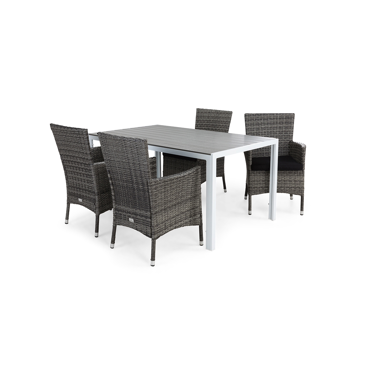 Trädgårdsgrupp Comfort Garden Tunis Matgrupp Utomhus 150 + 4 Thor Fåtölj m Dyna